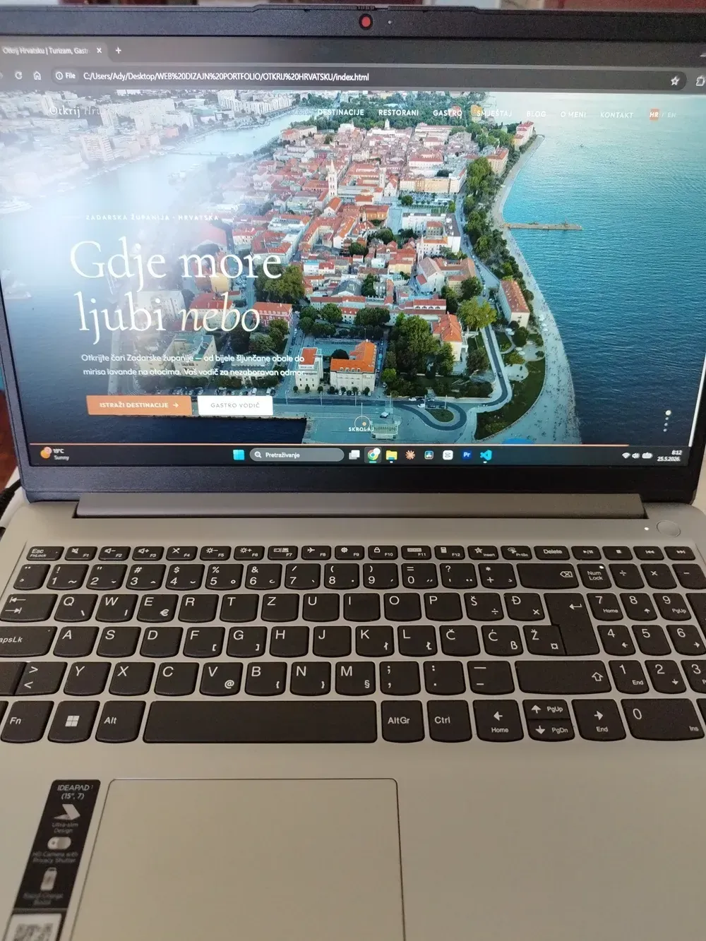 Web dizajn i grafički identitet za turistički portal